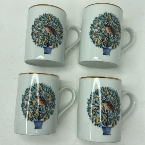 AVON 12 Days Of Christmas 4 PC Mug Set - Picture 10 of 10